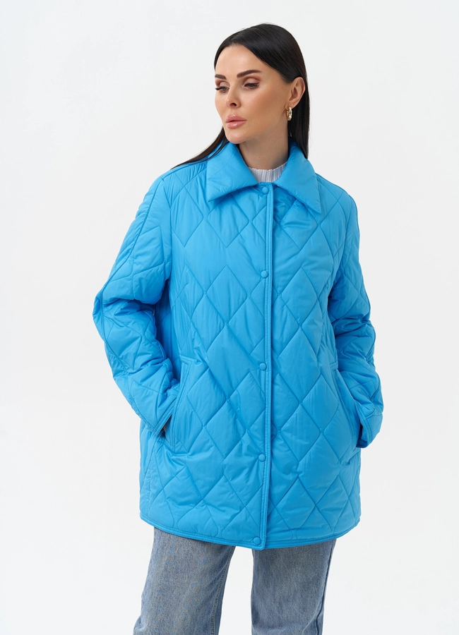 Женская утепленная куртка рубашка модель № 30017 универмаг малина