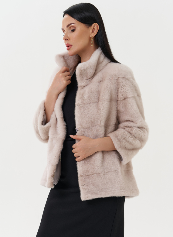 Шуба-трансформер из меха норки